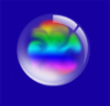 rainbow bubble
